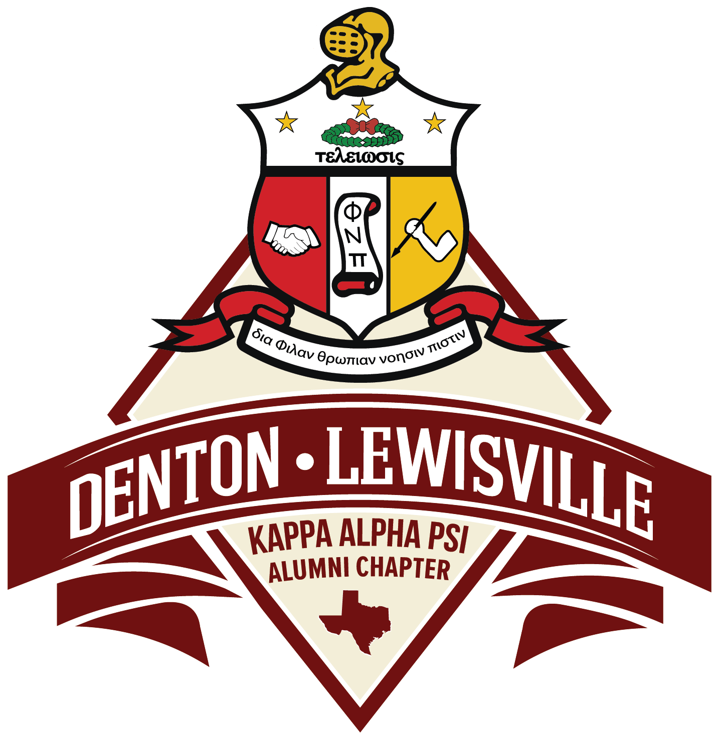 Denton-Lewisville (TX) Alumni Chapter crest